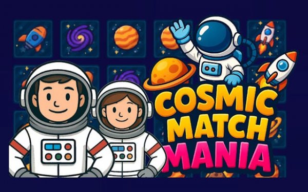 Cosmic Match Mania: Online Memory Puzzle Game