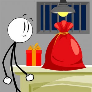 Stickman Holiday Puzzle Adventure