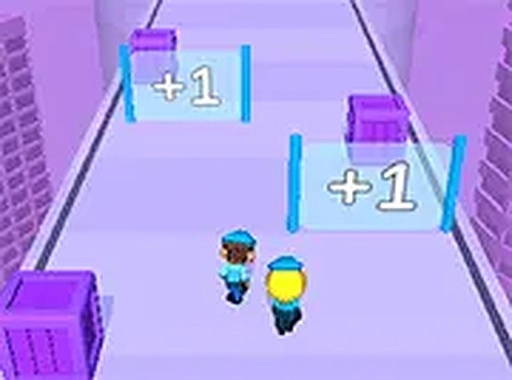 Group Sprint 3D Runner