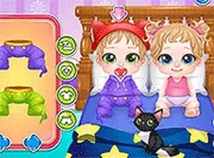 Twin Sibling Care Routine Game