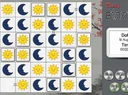 Daily Binairo+ Puzzle Game