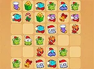 Om Nom Connect Christmas Puzzle Game