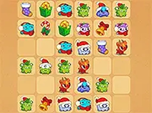 Om Nom Connect Christmas Puzzle Game