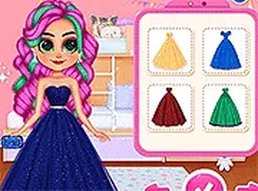 My Stylish Ball Gown Dress Up Game